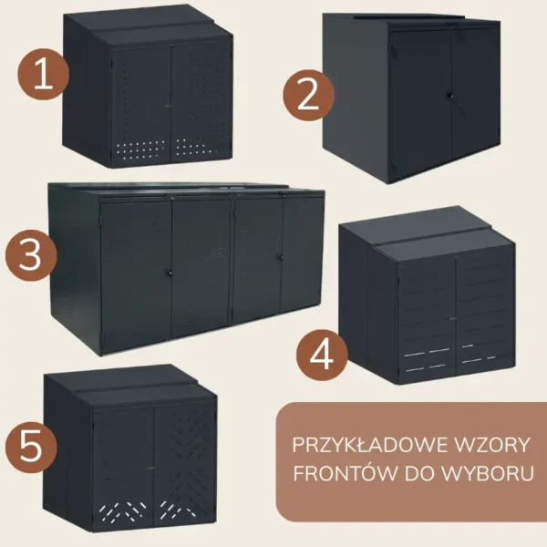 Przykładowe wzory frontów do wyboru DOT COVER 1100 L