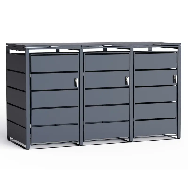 Obudowa na pojemnik komunalny BIN BOX COVER 3 antracyt Obudowa na pojemnik komunalny BIN BOX COVER 3 antracyt