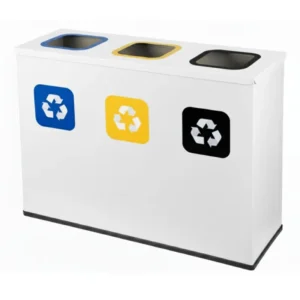 Stacja do segregacji odpadów EKO STATION MONO LINE 3 x 60 L