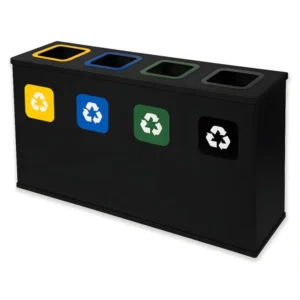 Stacja do segregacji odpadów EKO STATION MONO LINE 4 x 60 L