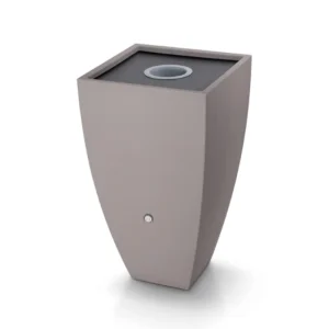 Zbiornik na deszczówkę z donicą MODENA 200 L jasny brąz