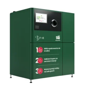 Automat kaucyjny na zużyte butelki i puszki BIN-E RETURN OUTDOOR